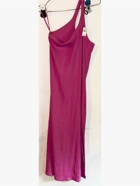 NWT Aerie One-Shoulder Hot Pink- L
